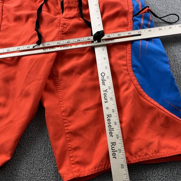 Fox Racing Shorts Adult Size 32 Red Surf Swim Outdoor Active Casual Men's - Picture 13 of 16